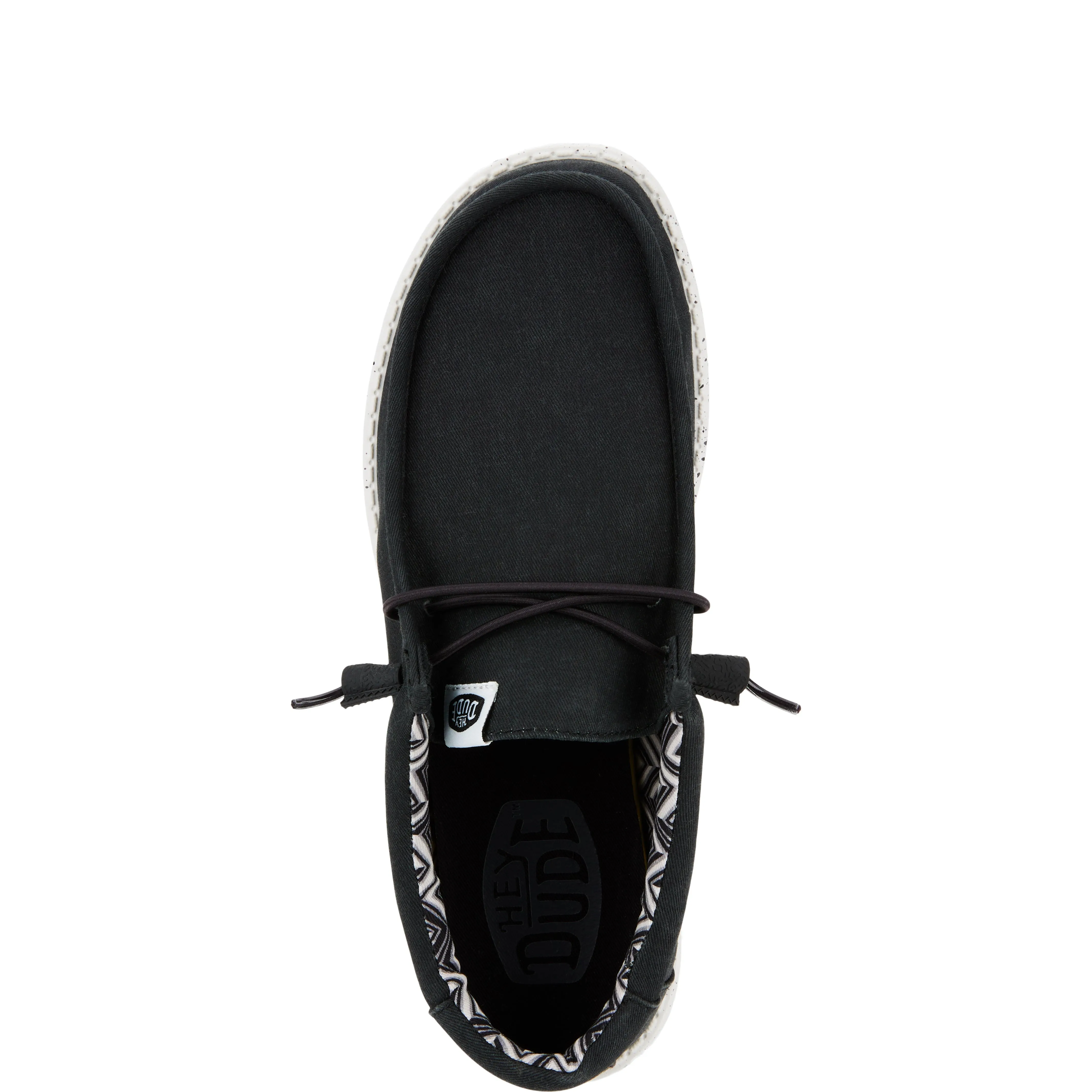 Wally Stretch Canvas Wide - Black/White