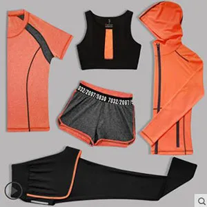 Women 5 piece Workout Set