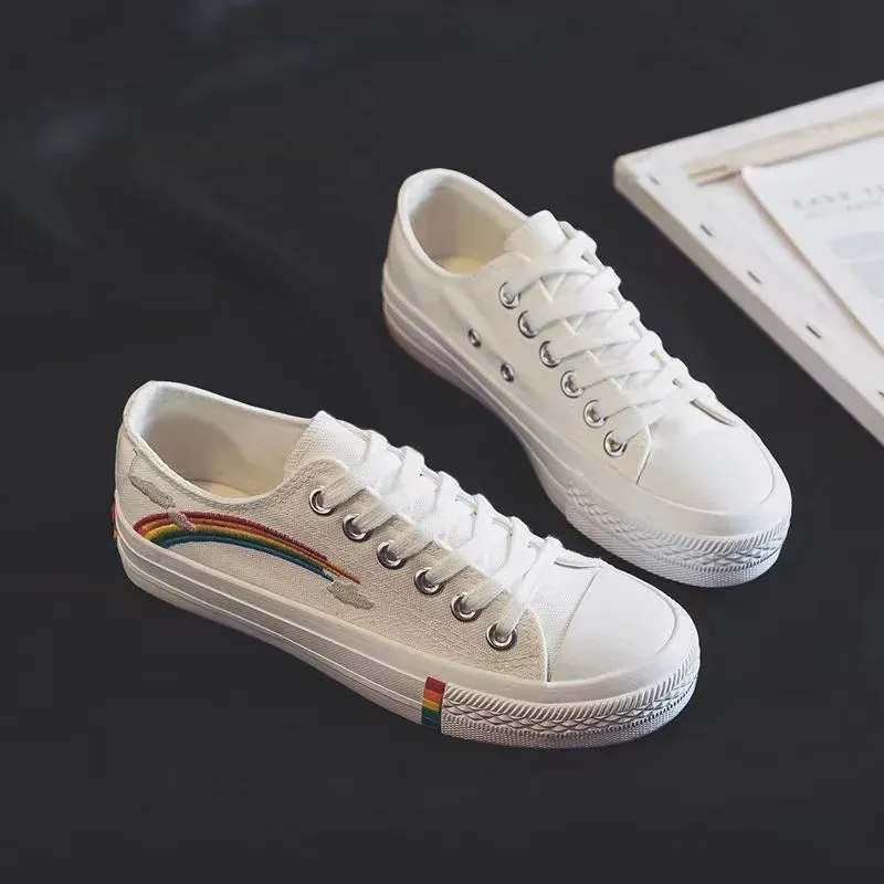 Women/Girls Pride Rainbow Canvas Shoes/Sneakers