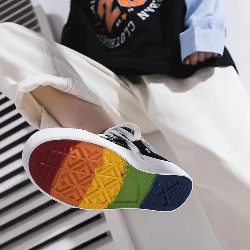 Women/Girls Pride Rainbow Canvas Shoes/Sneakers