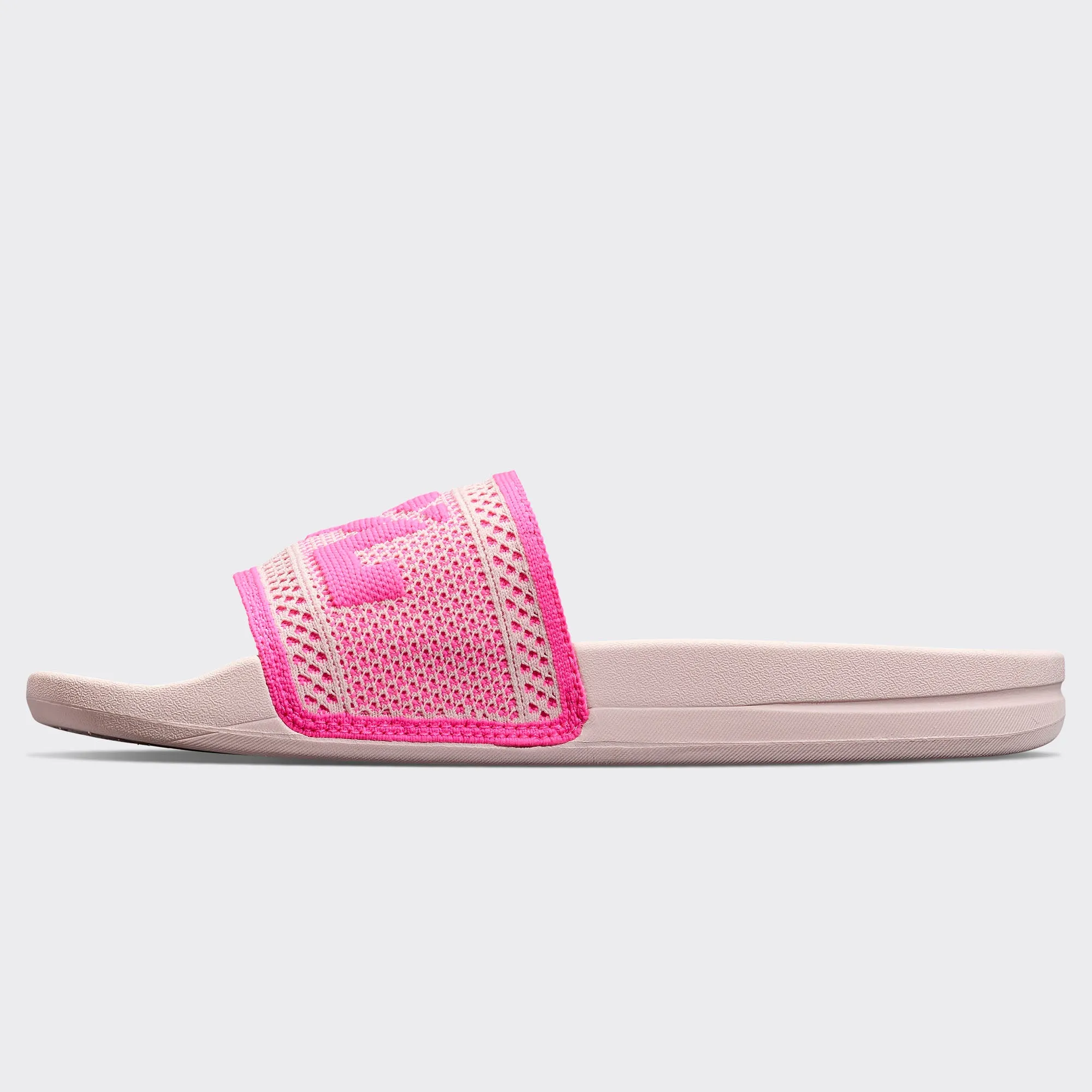 Women's Big Logo TechLoom Slide Bleached Pink / Fusion Pink