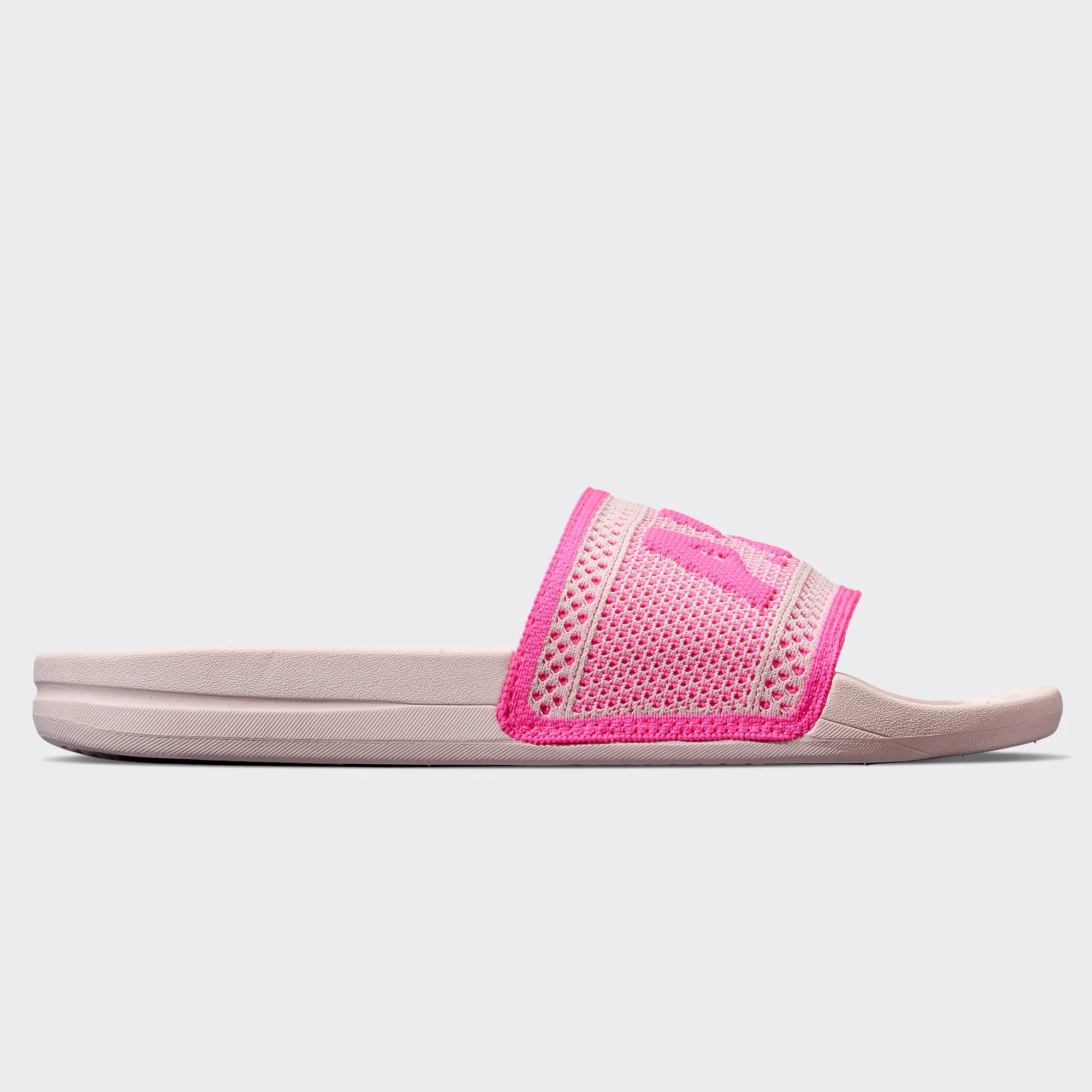 Women's Big Logo TechLoom Slide Bleached Pink / Fusion Pink