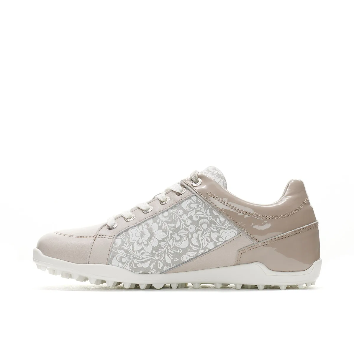 WOMEN'S CALDES BEIGE/FLOWER GOLF SHOE