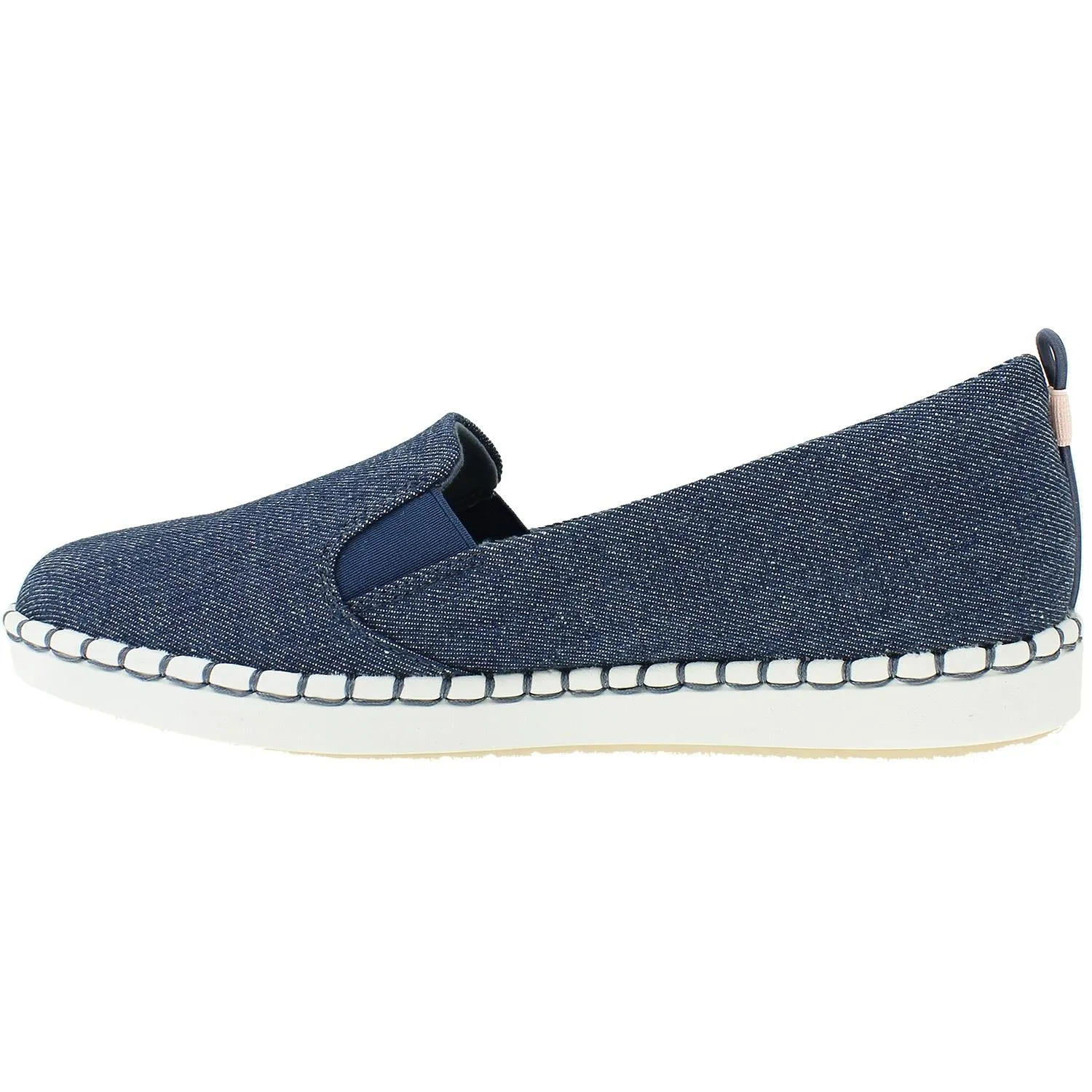 Women's Clarks CS Step Glow Slip Denim Canvas