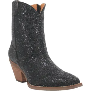 Women's Dingo Black Rhinestone Boot