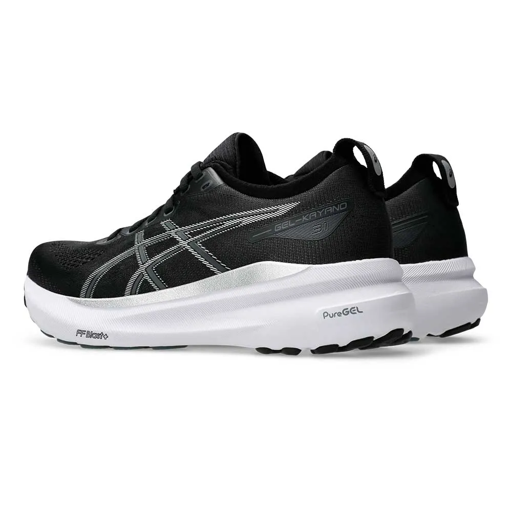 Women's Gel-Kayano 31 Running Shoe - Black/Pure Silver - Regular (B)