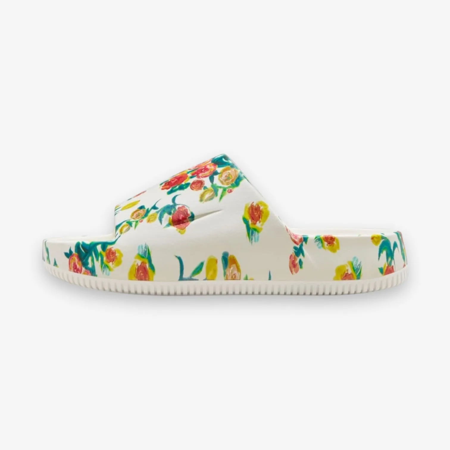 Womens Nike Calm Slide Print Sail HF1069-100