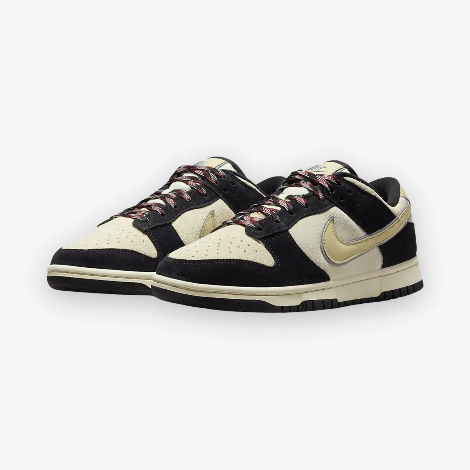 Women's Nike Dunk Low LX Black Team Gold Coconut Milk DV3054-001