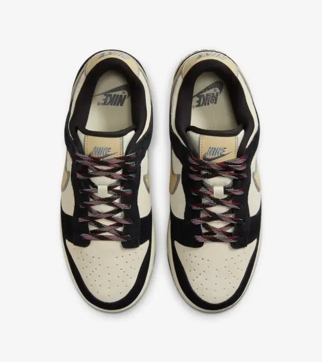 Women's Nike Dunk Low LX Black Team Gold Coconut Milk DV3054-001