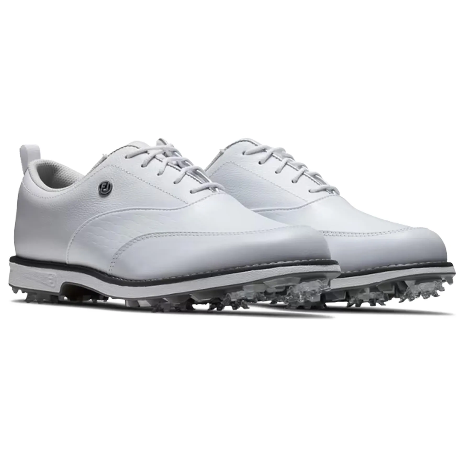 Womens Premiere Issette DJ Golf Shoes White/White/Silver - SS23