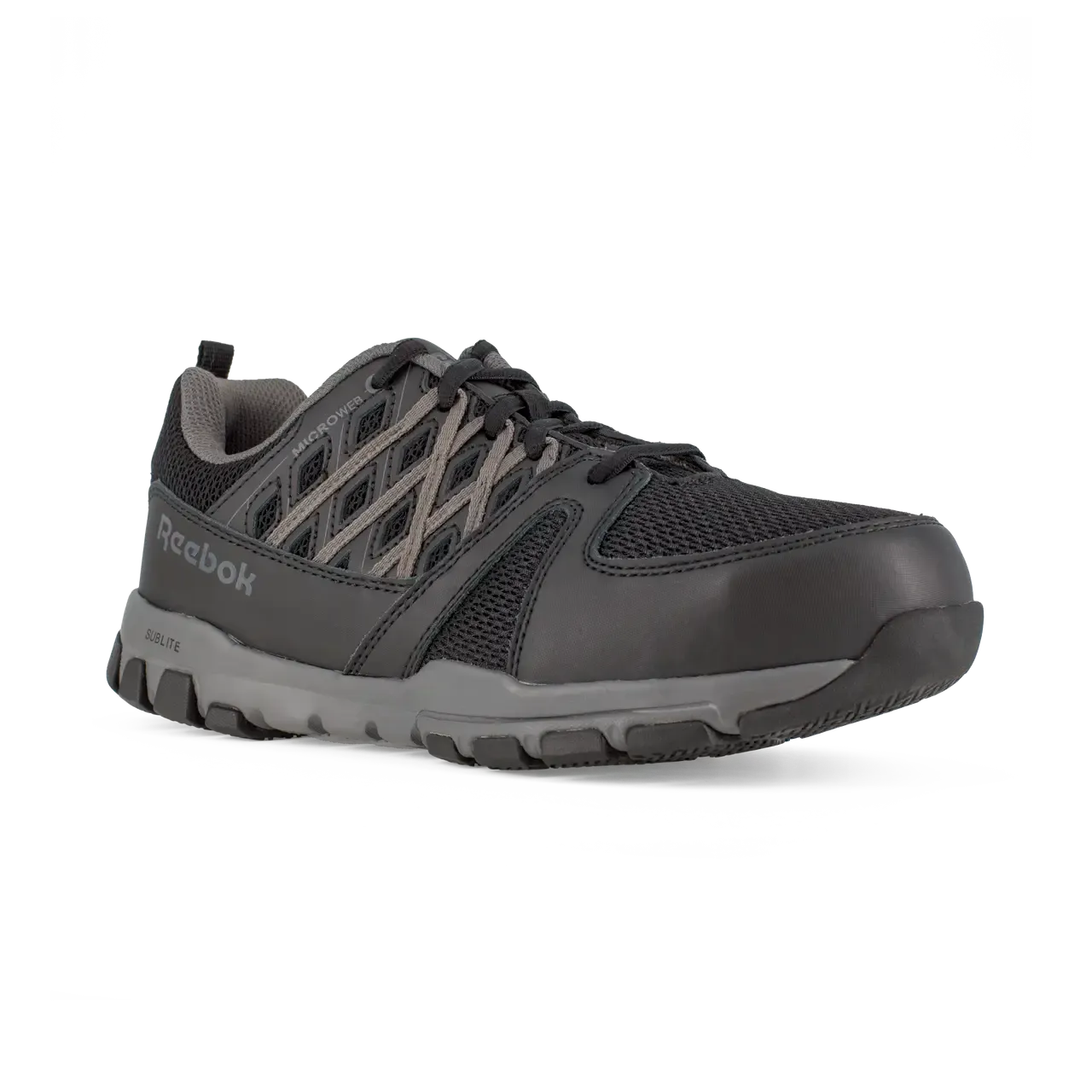 Women's Sublite Steel-Toe Athletic Work Shoe Black/Grey