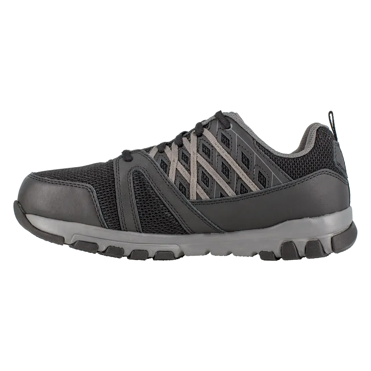 Women's Sublite Steel-Toe Athletic Work Shoe Black/Grey