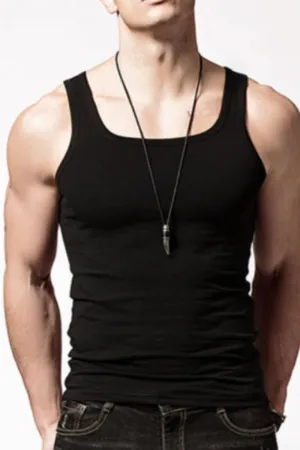 Workout Fit Sleeveless Tshirt Black