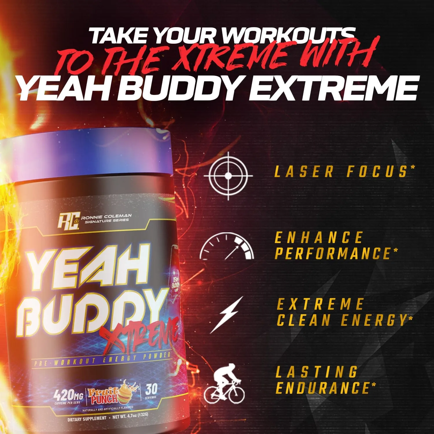 YEAH BUDDY™ Xtreme Pre-Workout Powder