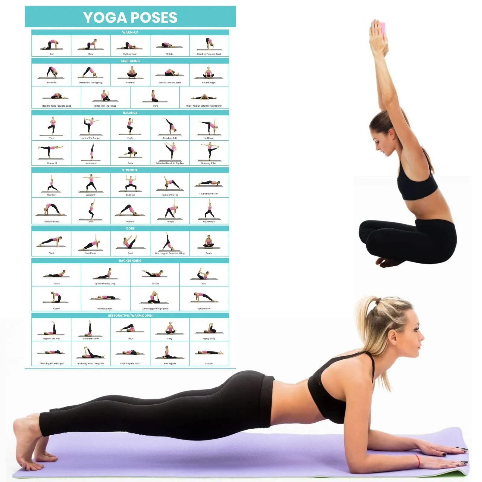 Yoga Poses Poster